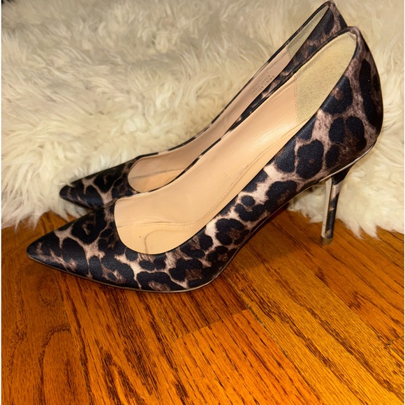 J.Crew Elsie Leopard Print Stiletto Pumps Size 9 - Picture 6 of 6